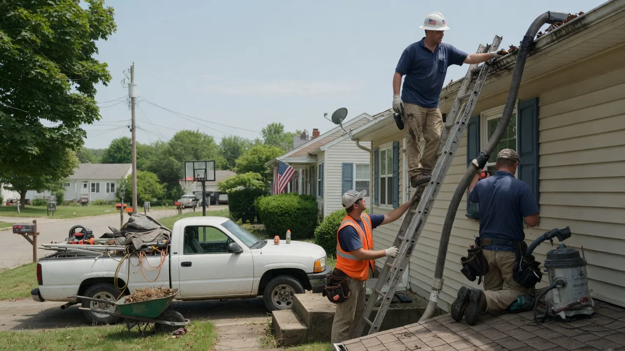 Gutter Installation in Oakford, IL near me